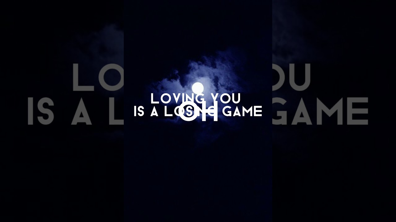 Loving You Is A Losing Game Loving you is a losing game (Lyrics) - YouTube