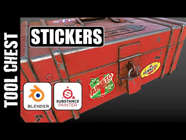 SUBSTANCE PAINTER: ADDING STICKERS TO TOOL CHEST 