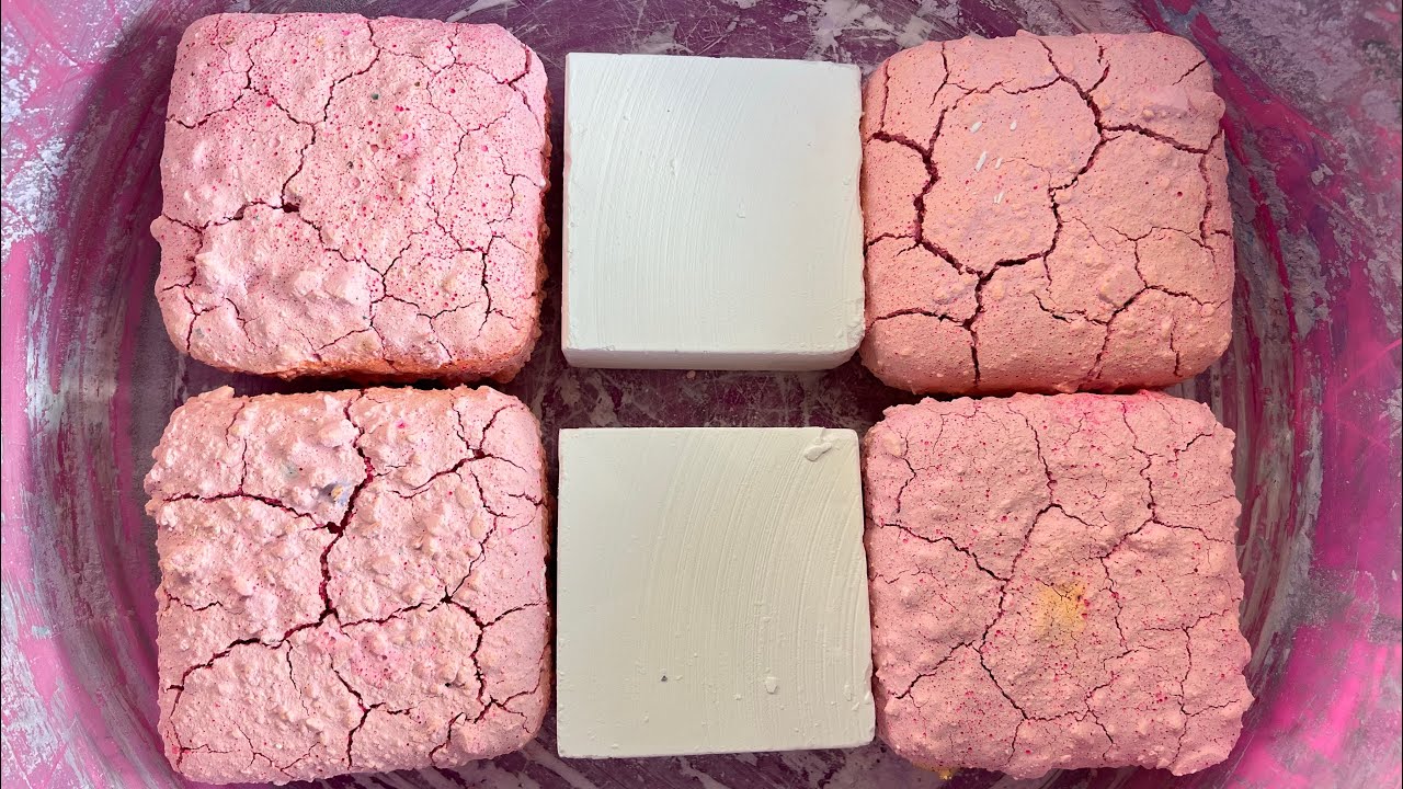 Soft Pasted Gymchalk 🌸 • Oddly Satisfying • Crunchy Gym Chalk • Stress ...