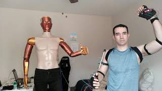 Gesture Control On a Life-size Humanoid Robot Capable Of  Moving Arms and Fingers #VulcanV1