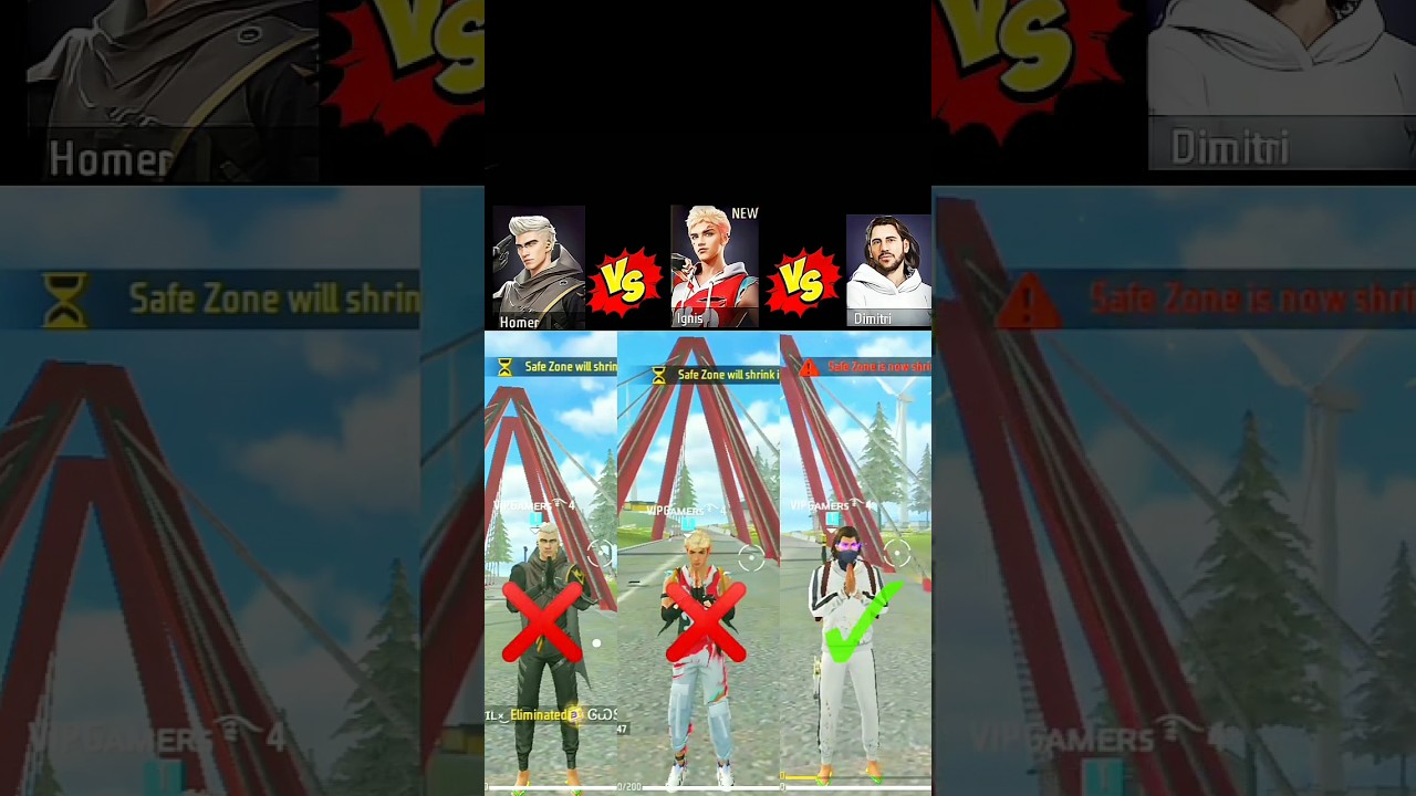 Homer vs Ignis vs Dimitri character ability test