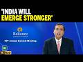 RIL AGM | Mukesh Ambani: "Tough Times Never Last, Tough Nations Do" | Reliance AGM 2026