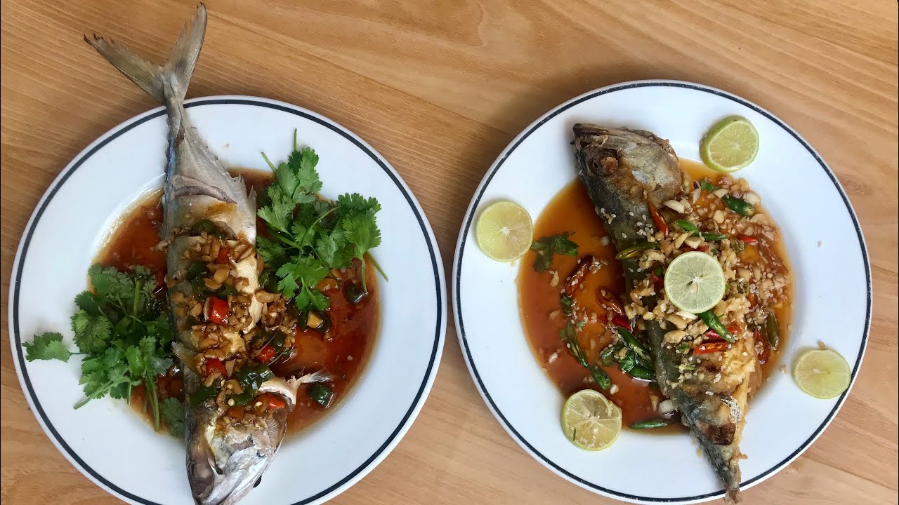 How to make Steamed Fish /Fish fry Recipe Thai Steamed fish YouTube