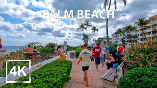 Palm Beach, Florida - Walking Tour - HDR - Binaural - 2024 [4K]