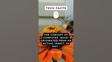 Tech Fact - Uncovering the Origins: The Fascinating Story of Computer Bugs! #shorts