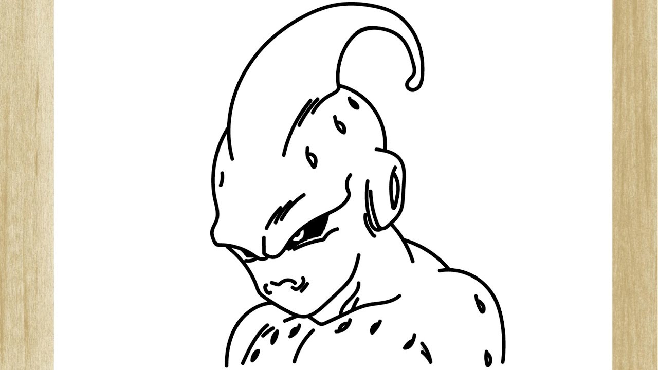 Como Desenhar O Majin Buu Pequeno Dbz 