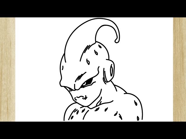 FACIL DE DESENHAR COMO DESENHAR KID BOO de DRAGON BALL passo a passo 