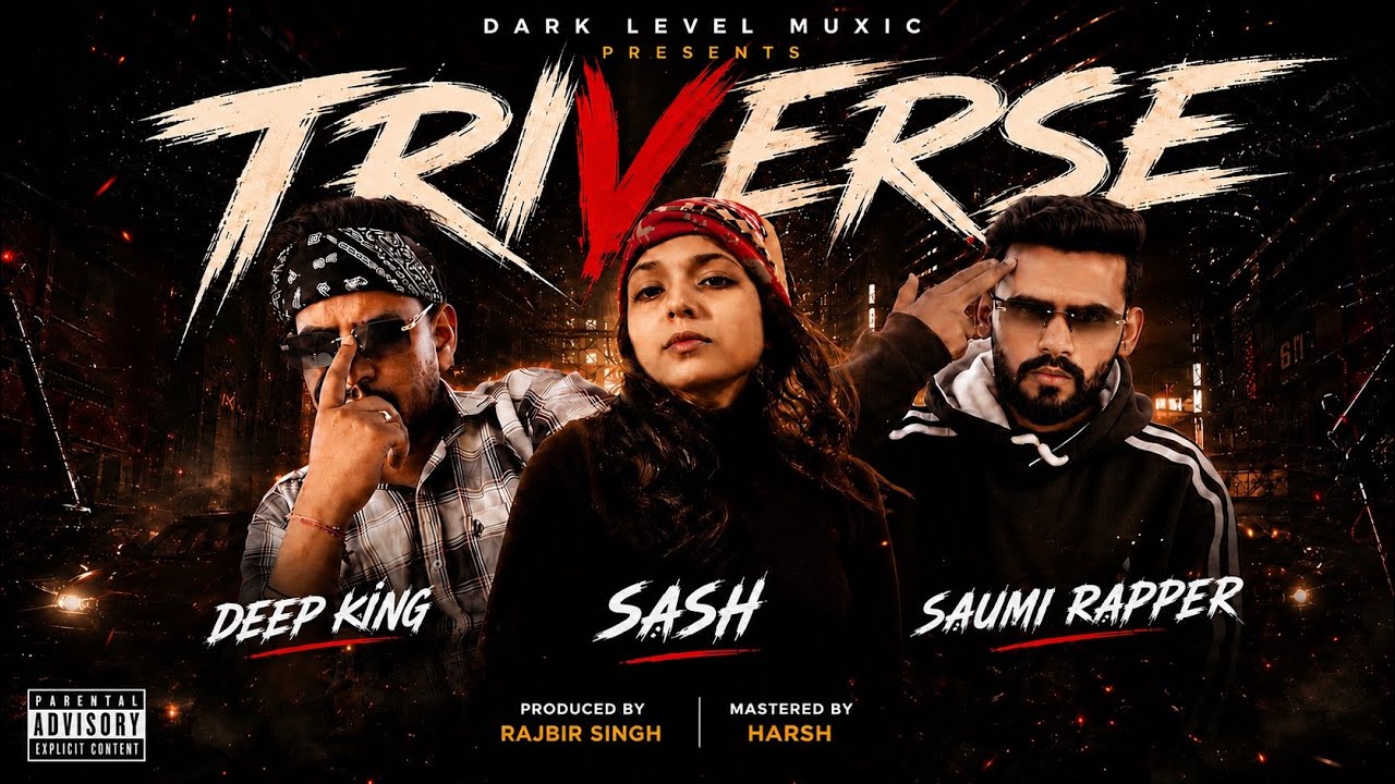 Watch TRIVERSE ( Official Audio Song ) Deep king , Sash , Saumi Rapper | New Rap 2026 | Dark Level Music on YouTube Watch TRIVERSE ( Official Audio Song ) Deep king , Sash , Saumi Rapper | New Rap 2026 | Dark Level Music on YouTube
