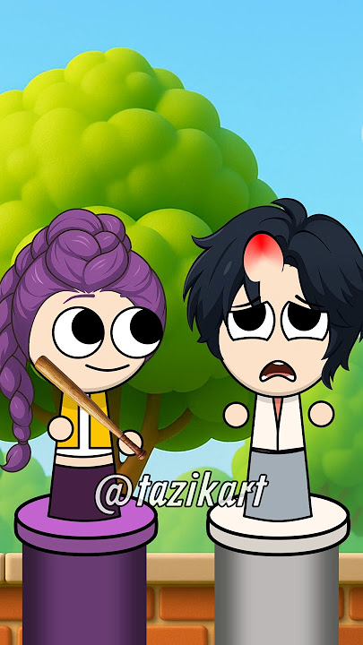 Jinu Gets a Funny Bump From Rumi⁉️ #kpopdemonhunters #sprunki #cartoon #comedy #animation #shorts