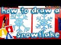 How to draw a snowflake