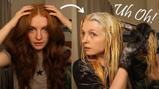 Black to blonde hair journey - Bleaching fail (help!)