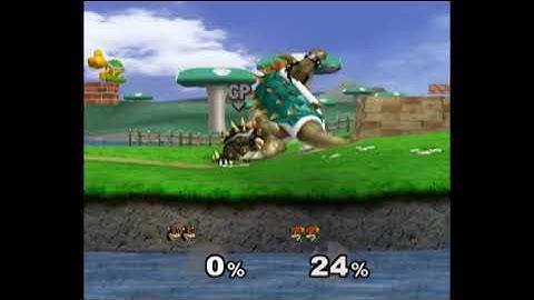 Super Smash Bros. Melee CrazyMod UE/Debug Menu - Bowser Lvl.1 vs. Giga Bowser Lvl.9 (Fall 2024)