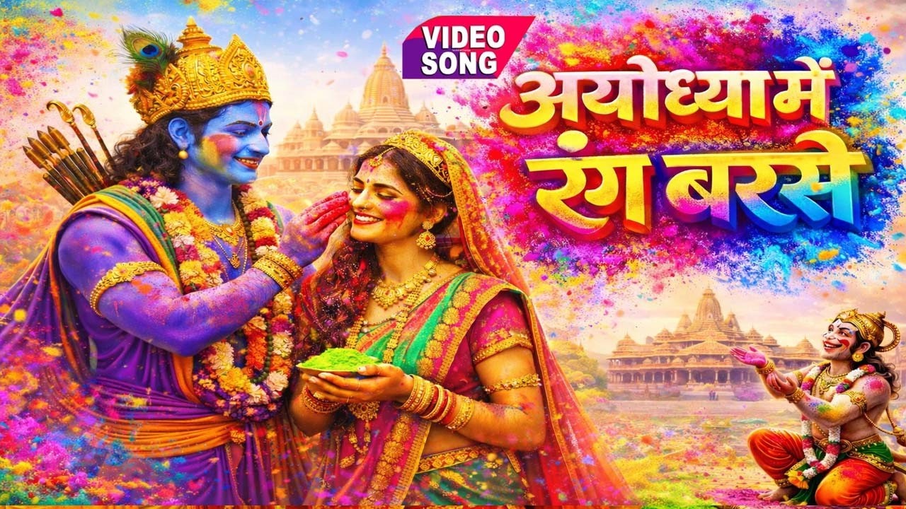 Ayodhya Me Rang Barse (Video Song) | श्री राम होली भजन | New Bhakti Holi Bhajan