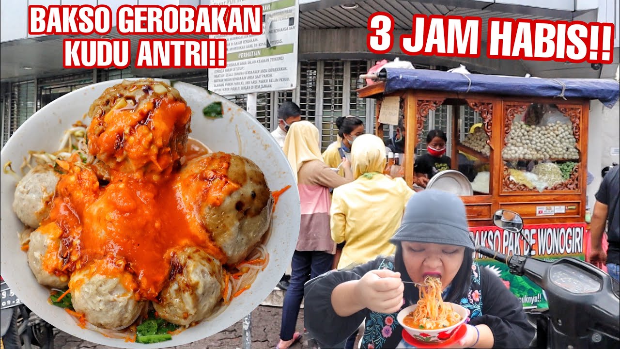 BAKSO LARIS!! CEPET BANGET HABISNYA! BAKSO PAK DE BCA PASAR PURI KHAS