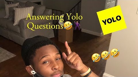 Answering Yolo Questions🤣🤦🏽‍♂️😈