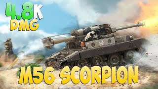 M56 Scorpion - 5 Фрагов 4.8K Урона - Убедительный! - Мир Танков