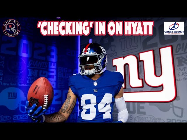 Checking in on New York Giants Jalin Hyatt. Early Camp Impressions