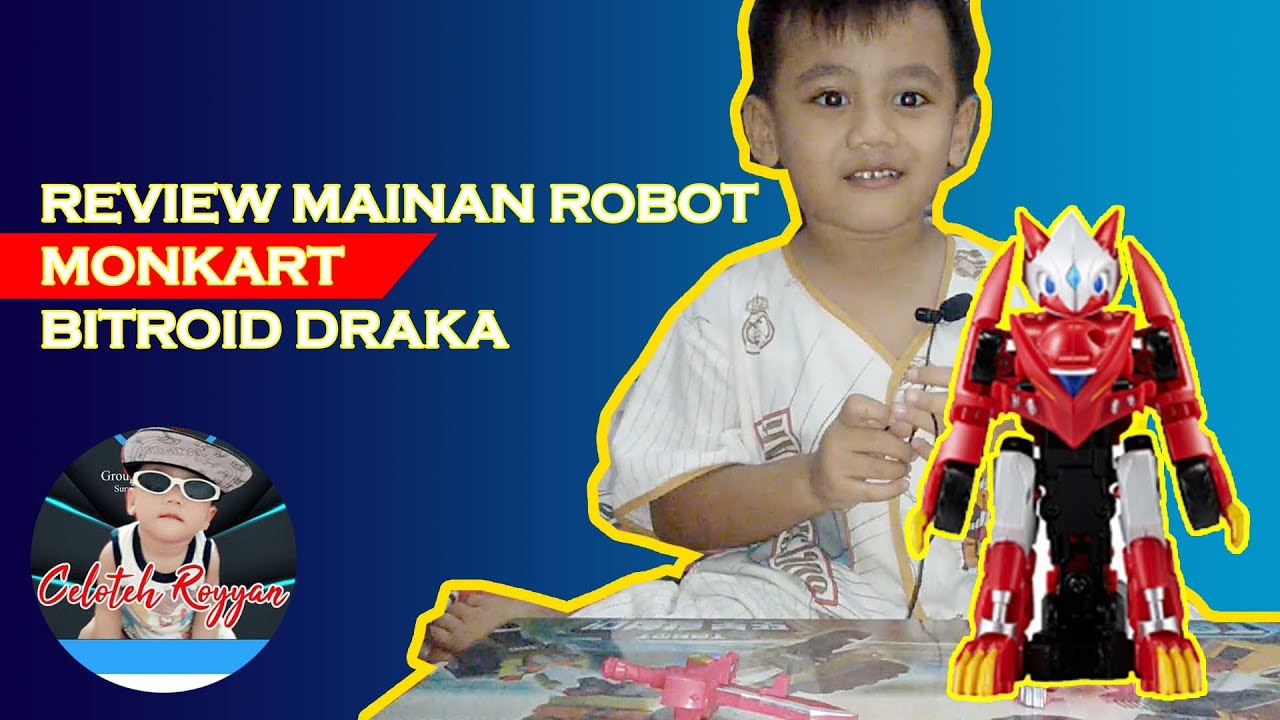 Review Mainan Robot Monkart  Bitroid Draka  YouTube