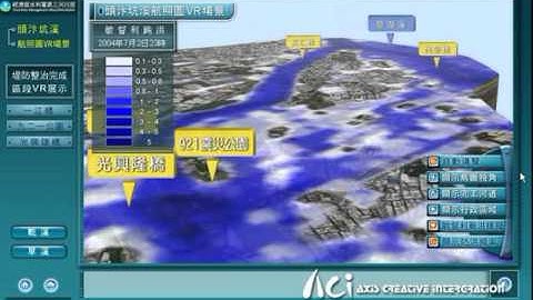 Interactive VR Exhibition for Dali River flooding control effectiveness