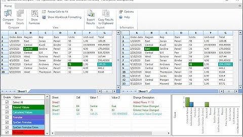 Compare Excel Workbooks (Inquire Add In)
