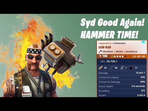 Fortnite: Save the world - Syd Is BACK! IT’S HAMMER TIME!