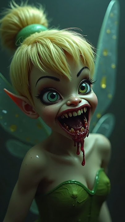Horror Version Of Tinker Bell Characters! #horror #tinkerbell