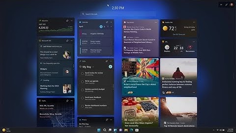 Windows 11 could be getting a full screen mode for Widgets