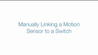 Manually Linking an Insteon Motion Sensor to an Insteon Switch