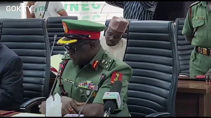 INEC in a crucial meeting with the NYSC D.G on the security of the corp members during election