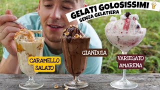 GELATI GOLOSISSIMI COME IN GELATERIA: 1 sola ricetta per tutti i gusti che vuoi, senza gelatiera |DZ