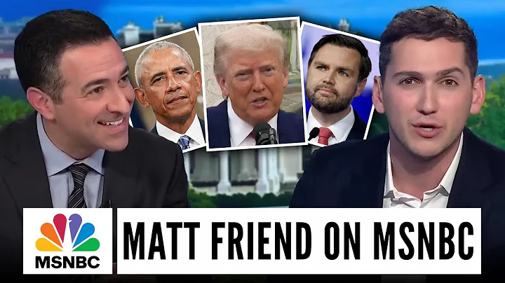 Comedian Matt Friend Roasts Obama, Trump, Vance, & MORE on MSNBC