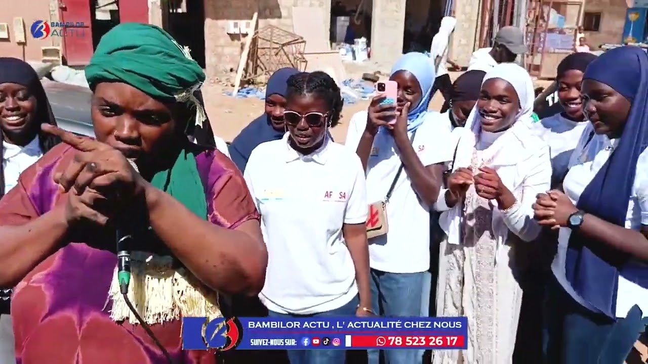 Caravane de sensibilisation sur le consommer local par le club du lycée de Bambilor