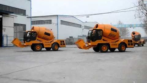 CHina 快ADDFORCE mobile self loading concrete  mixer dancing