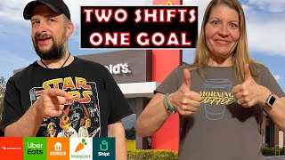 Being Commited To Hit Our Daily Goal | Doordash, Uber Eats, Instacart, Grubhub, Shipt RideAlong