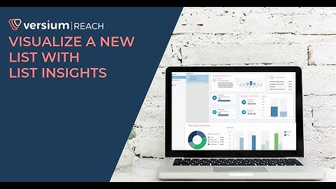 Visualize Your List Insights with Versium REACH