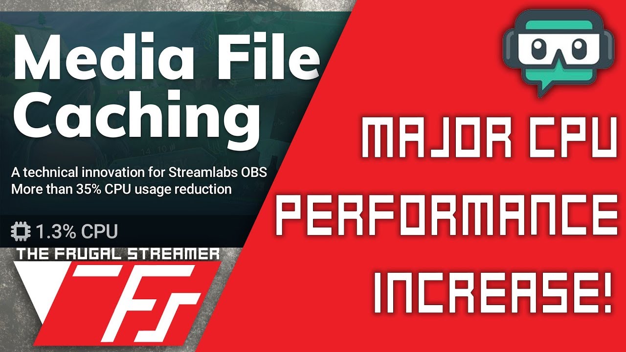 How To Reduce Your Cpu Load Using Media File Caching In Streamlabs Obs Slobs Youtube