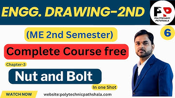 #6 Engineering Drawing-II I Detail & Assembly Drawing @PolytechnicPathshala