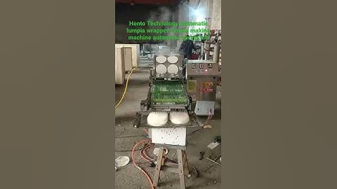 Hento Technology Automatic lumpia wrapper lumpia making machine automatic spring roll#short