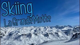 SKIING LA GRANDE MOTTE GLACIER 3656m