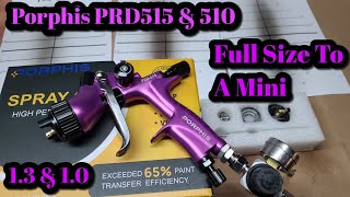 Porphis PRD515 & 510, Full Size & Mini Gun, Quality Chinese Spray Guns