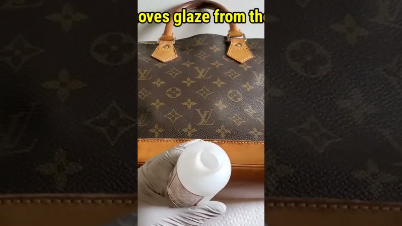 Painting my Louis Vuitton Bag 