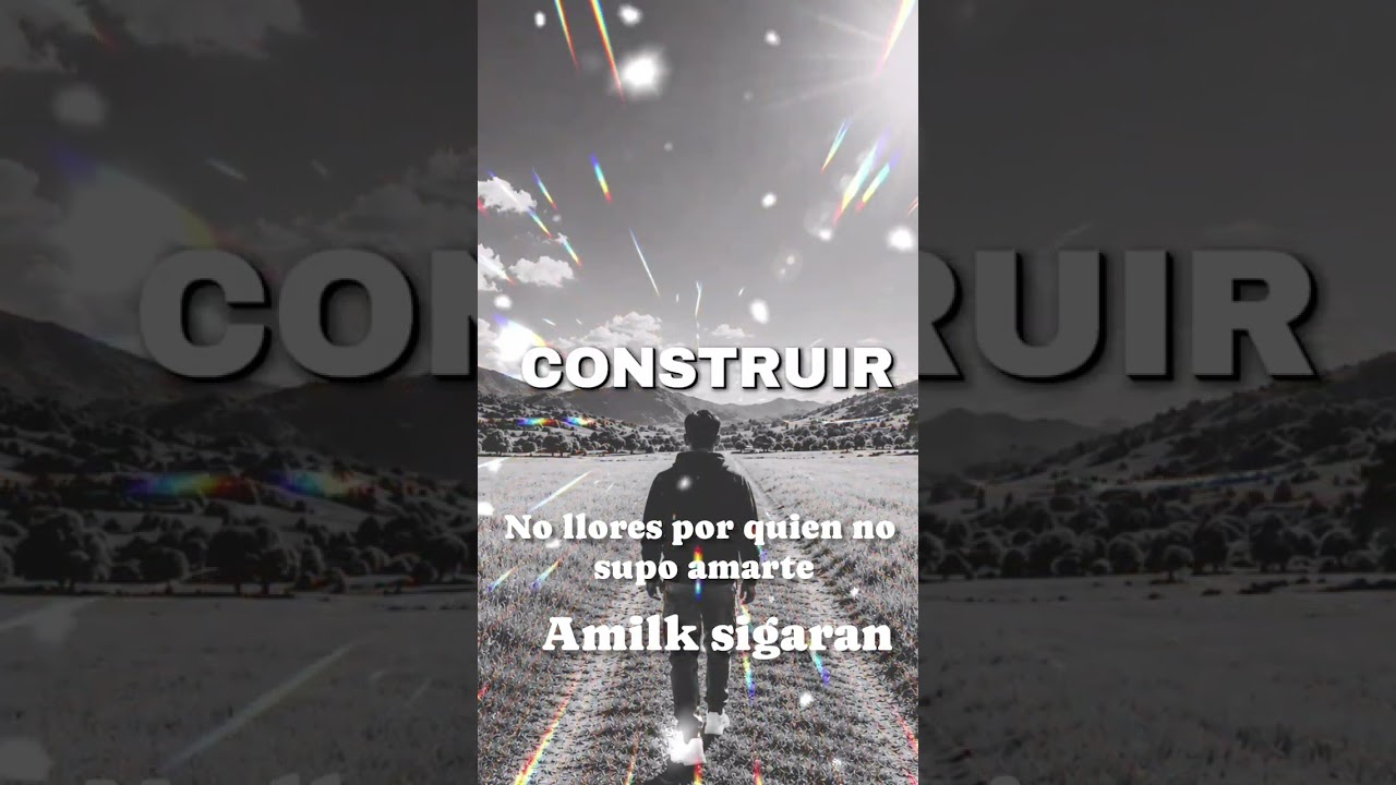 Amilk sigaran -No llores por quien no supo amarte vídeo oficial 