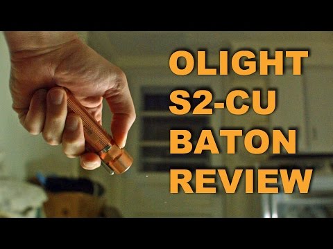 Olight S2 Baton-CU Flashlight Review.  The perfect copper EDC Flashlight.