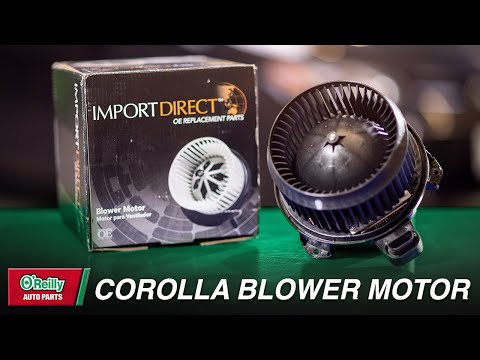 How To: Replace the Blower Motor in a 2010 to 2017 Toyota Corolla