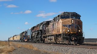 Union Pacific Silvis Move Ft Up 3985, 5511, And 6936