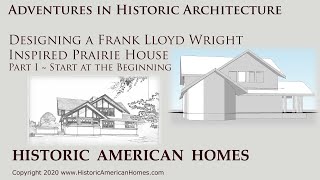 A House Design Inspired by Frank Lloyd Wright's Hickox House part 1