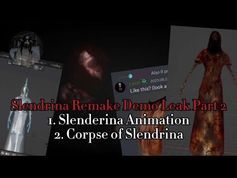 Slendrina Remake Demo Leak Part 2 Slendrina's animation and Slendrina's