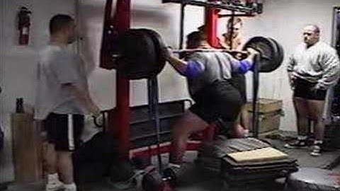 EliteFTS.com - Big Mike Box Squats