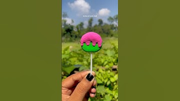 how to make lollipop very easily with clay #creative #diy #art #craft #clay