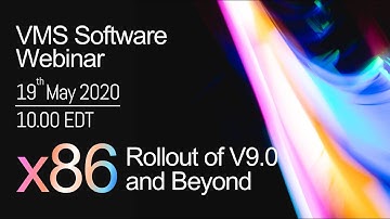 Webinar 10: Rollout of V9.0 and Beyond